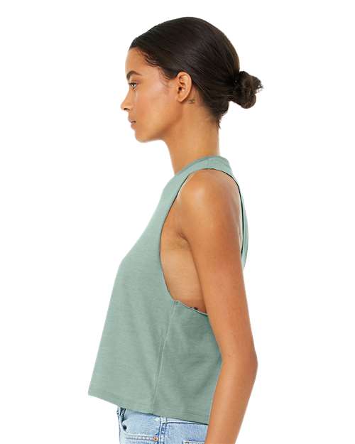 BELLA + CANVAS Women's Racerback Crop Tank 6682 - HatFlow Company