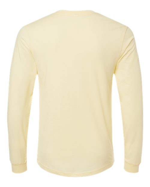 BELLA + CANVAS Heather CVC Long Sleeve Tee 3501CVC