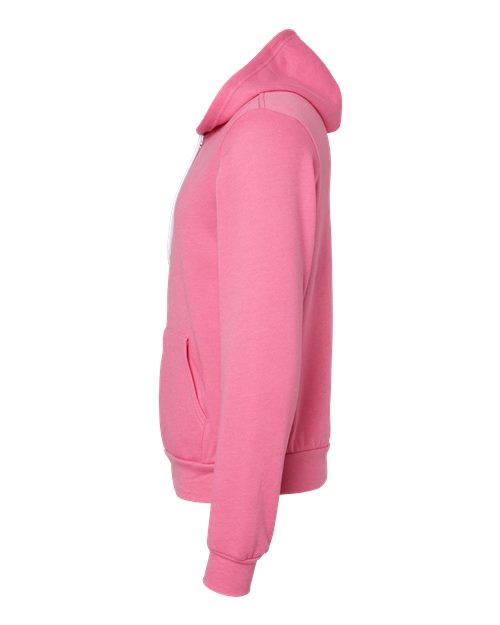 BELLA + CANVAS Unisex Sponge Fleece Full-Zip Hoodie Sweatshirt 3739 - HatFlow Company