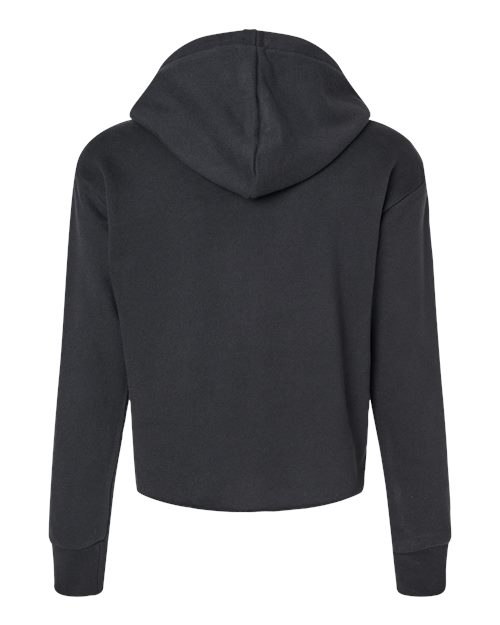 Next Level Women's Laguna Sueded Raw Edge Crop Hoodie Sweatshirt 9384 - HatFlow Company