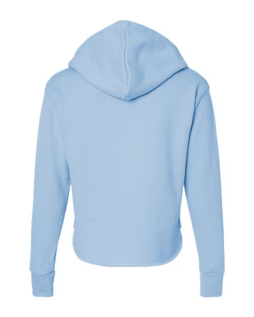 Next Level Women's Laguna Sueded Raw Edge Crop Hoodie Sweatshirt 9384 - HatFlow Company