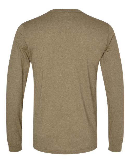 BELLA + CANVAS Heather CVC Long Sleeve Tee 3501CVC