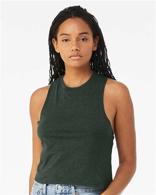 BELLA + CANVAS Women's Racerback Crop Tank 6682 - HatFlow Company