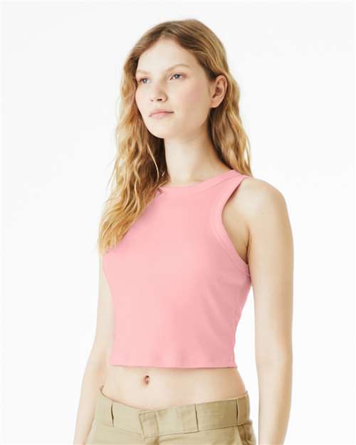 BELLA + CANVAS Women's Micro Rib Racer Tank 1019 - HatFlow Company