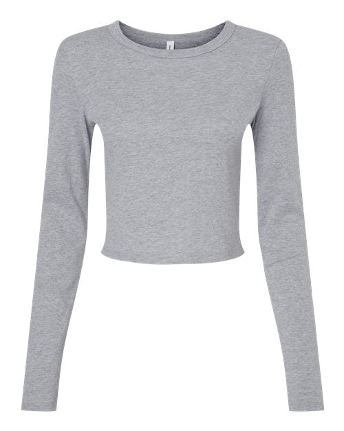 BELLA + CANVAS Women's Micro Rib Long Sleeve Baby Tee 1501