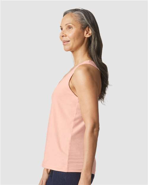 Gildan Women's Softstyle® CVC Racerback Tank Top 64220LCVC - HatFlow Company
