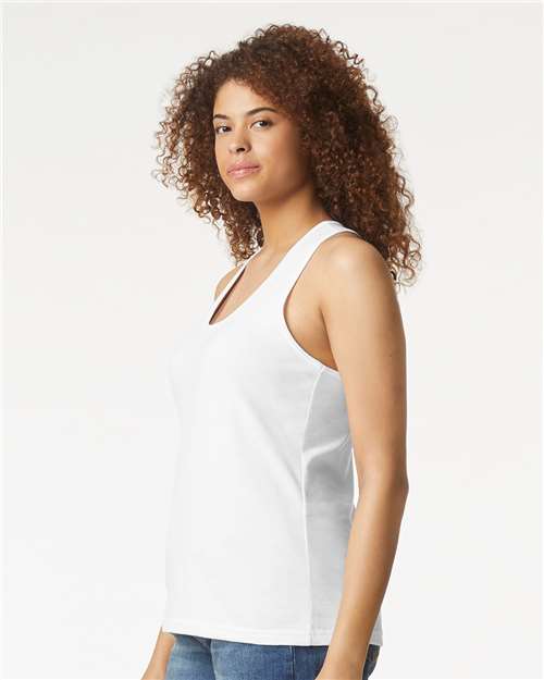 Gildan Women's Softstyle® CVC Racerback Tank Top 64220LCVC - HatFlow Company