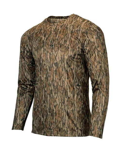 Paragon Men's Oxford Performance Camo Print Long Sleeve T-Shirt 237