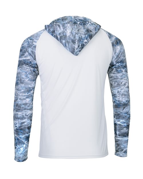 Paragon Men's Biloxi Performance Colorblocked Hooded Long Sleeve T-Shirt 241
