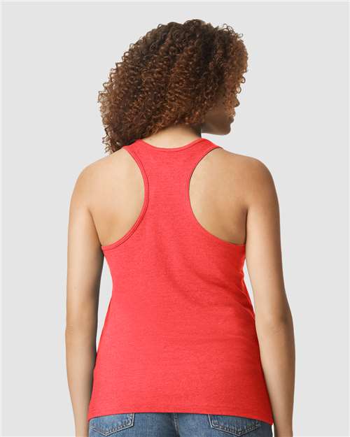 Gildan Women's Softstyle® CVC Racerback Tank Top 64220LCVC - HatFlow Company