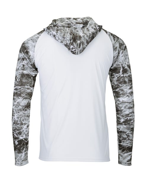 Paragon Men's Biloxi Performance Colorblocked Hooded Long Sleeve T-Shirt 241