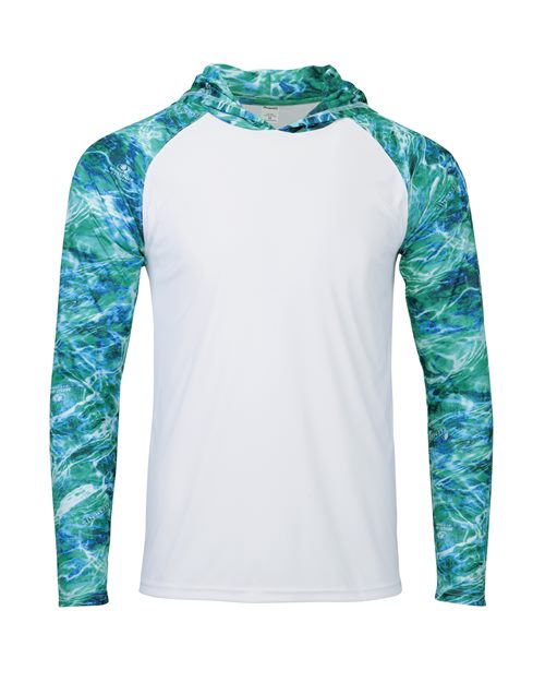Paragon Men's Biloxi Performance Colorblocked Hooded Long Sleeve T-Shirt 241