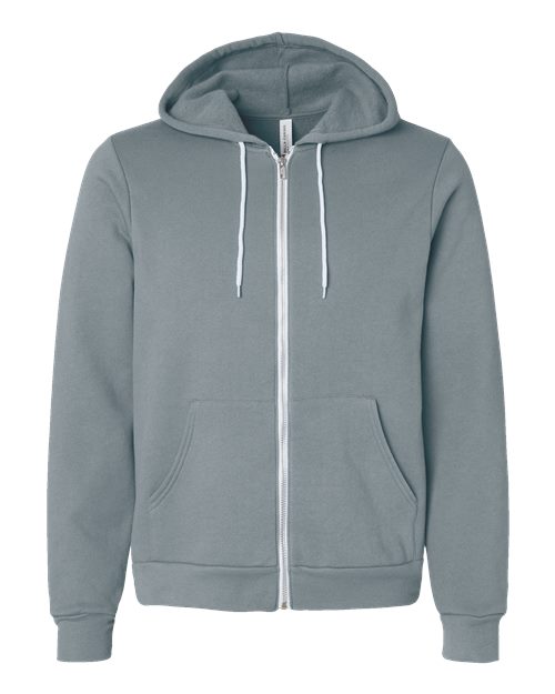 BELLA + CANVAS Unisex Sponge Fleece Full-Zip Hoodie Sweatshirt 3739 - HatFlow Company