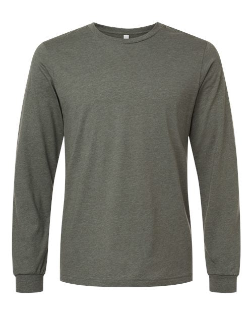 BELLA + CANVAS Heather CVC Long Sleeve Tee 3501CVC