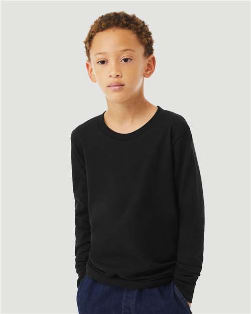 BELLA + CANVAS Youth Triblend Long Sleeve Tee 3513Y - HatFlow Company