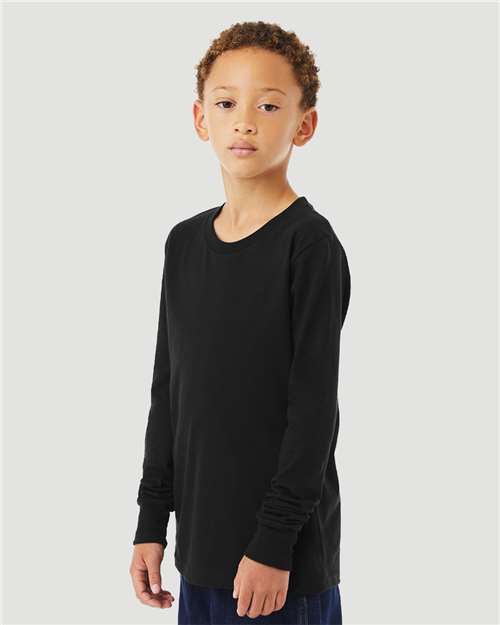 BELLA + CANVAS Youth Triblend Long Sleeve Tee 3513Y - HatFlow Company