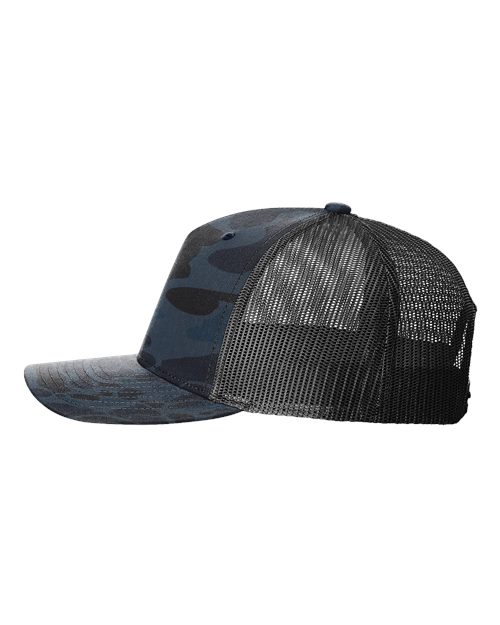Richardson Printed Five-Panel Trucker Cap 112PFP - HatFlow Company