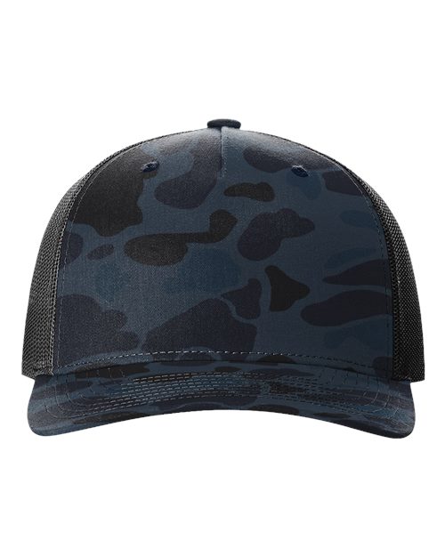 Richardson Printed Five-Panel Trucker Cap 112PFP - HatFlow Company