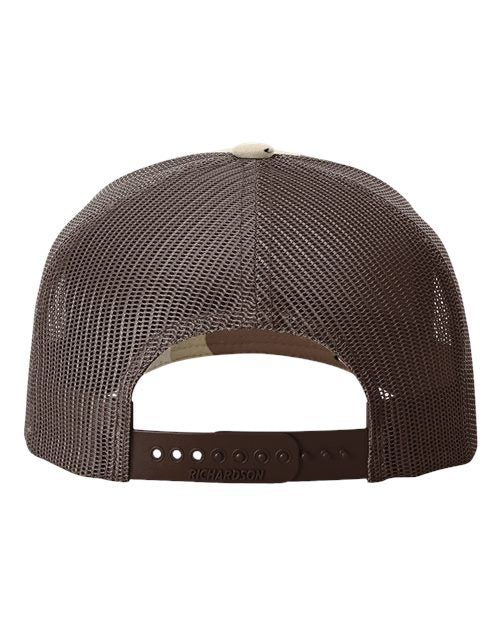 Richardson Printed Five-Panel Trucker Cap 112PFP - HatFlow Company