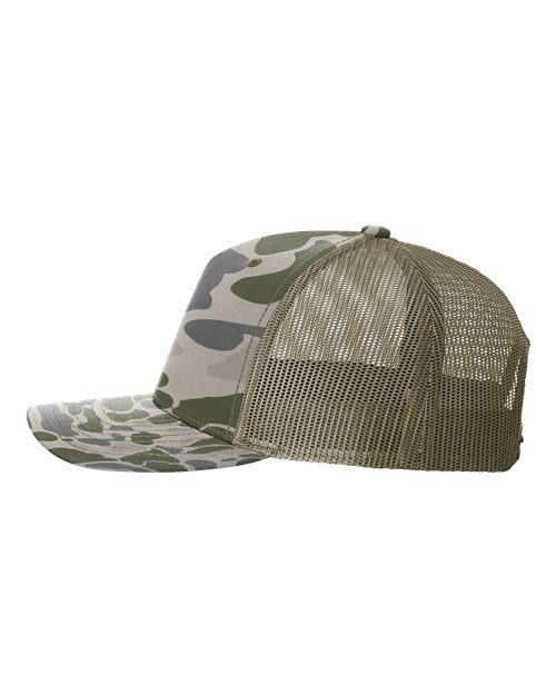 Richardson Printed Five-Panel Trucker Cap 112PFP - HatFlow Company
