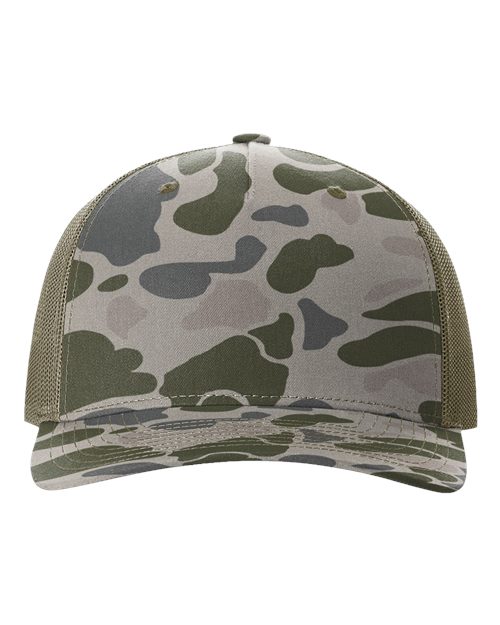 Richardson Printed Five-Panel Trucker Cap 112PFP - HatFlow Company