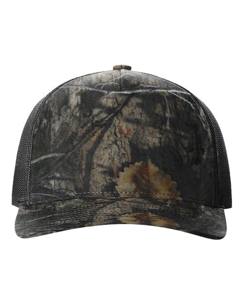 Richardson Printed Five-Panel Trucker Cap 112PFP - HatFlow Company