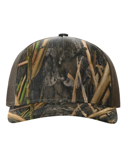 Richardson Printed Five-Panel Trucker Cap 112PFP - HatFlow Company
