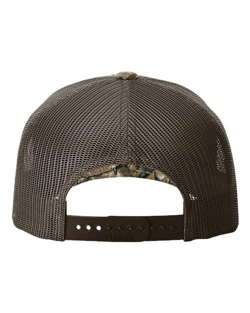 Richardson Printed Five-Panel Trucker Cap 112PFP - HatFlow Company