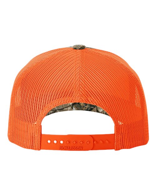 Richardson Printed Five-Panel Trucker Cap 112PFP - HatFlow Company