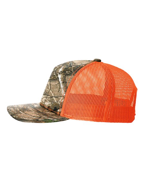 Richardson Printed Five-Panel Trucker Cap 112PFP - HatFlow Company