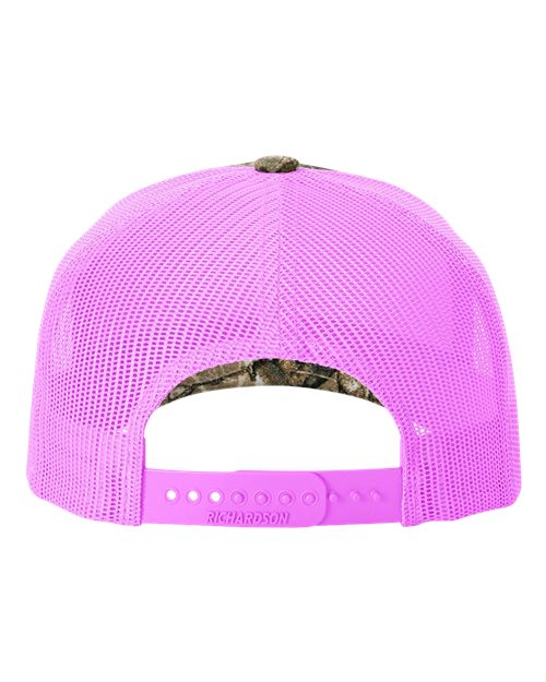 Richardson Printed Five-Panel Trucker Cap 112PFP - HatFlow Company