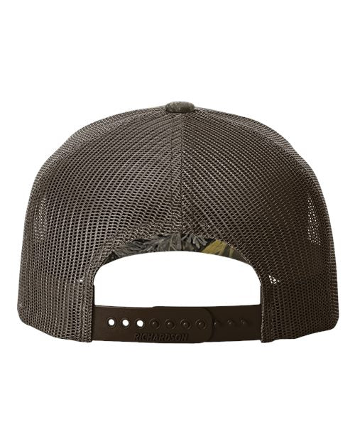 Richardson Printed Five-Panel Trucker Cap 112PFP - HatFlow Company