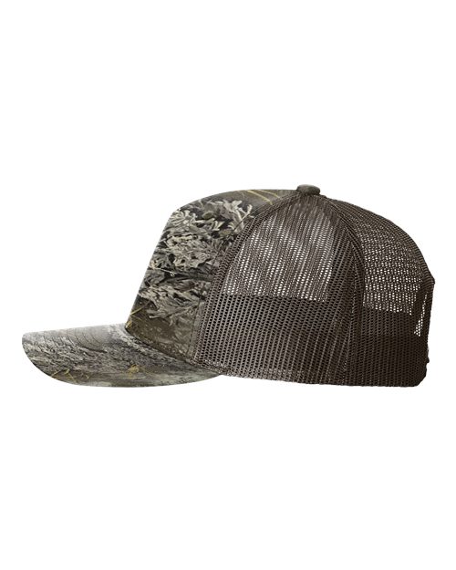 Richardson Printed Five-Panel Trucker Cap 112PFP - HatFlow Company
