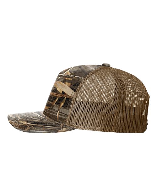 Richardson Printed Five-Panel Trucker Cap 112PFP - HatFlow Company