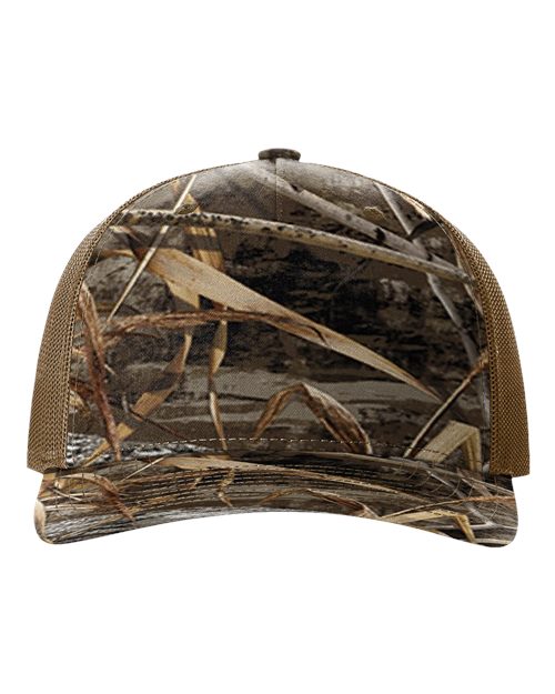 Richardson Printed Five-Panel Trucker Cap 112PFP - HatFlow Company