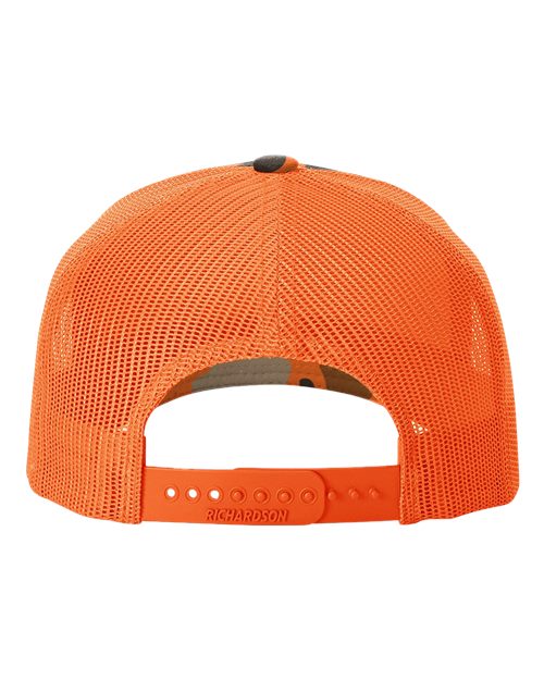 Richardson Printed Five-Panel Trucker Cap 112PFP - HatFlow Company