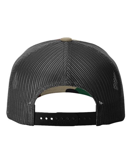 Richardson Printed Five-Panel Trucker Cap 112PFP - HatFlow Company