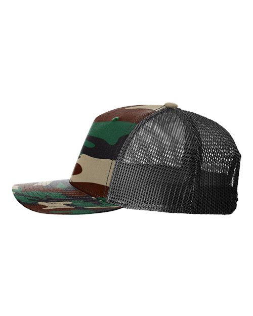 Richardson Printed Five-Panel Trucker Cap 112PFP - HatFlow Company