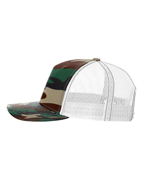 Richardson Printed Five-Panel Trucker Cap 112PFP - HatFlow Company