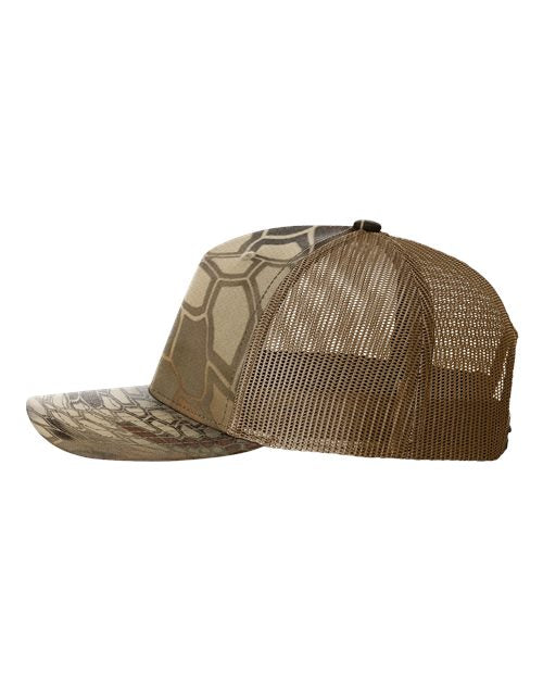 Richardson Printed Five-Panel Trucker Cap 112PFP - HatFlow Company