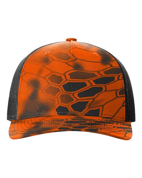 Richardson Printed Five-Panel Trucker Cap 112PFP - HatFlow Company
