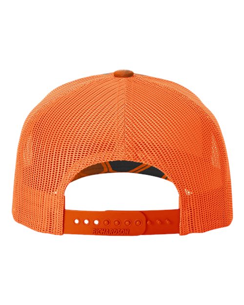 Richardson Printed Five-Panel Trucker Cap 112PFP - HatFlow Company