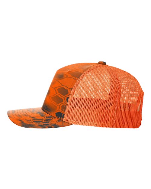 Richardson Printed Five-Panel Trucker Cap 112PFP - HatFlow Company