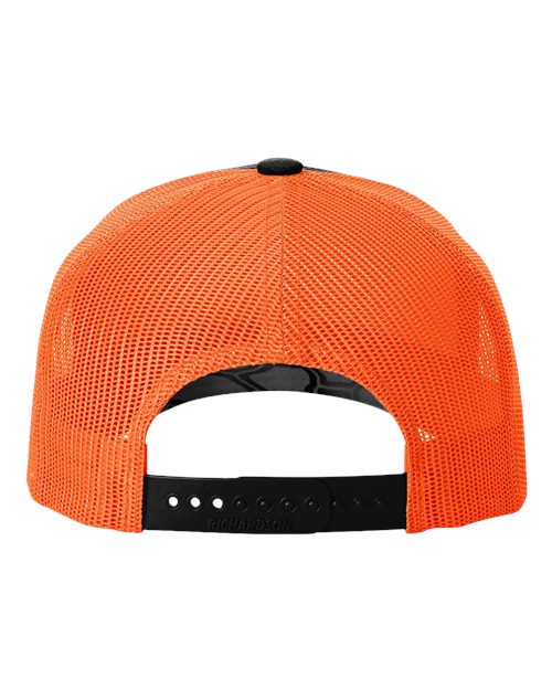 Richardson Printed Five-Panel Trucker Cap 112PFP - HatFlow Company