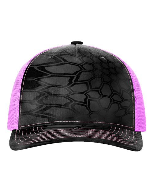 Richardson Printed Five-Panel Trucker Cap 112PFP - HatFlow Company