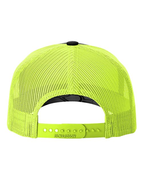 Richardson Printed Five-Panel Trucker Cap 112PFP - HatFlow Company