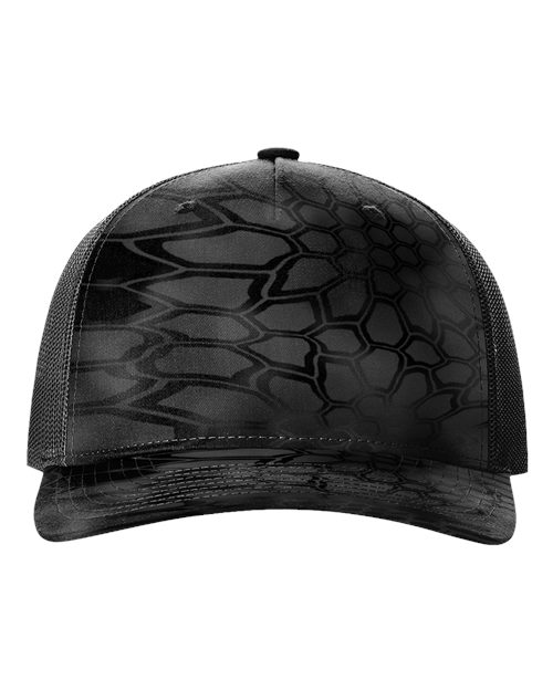 Richardson Printed Five-Panel Trucker Cap 112PFP - HatFlow Company