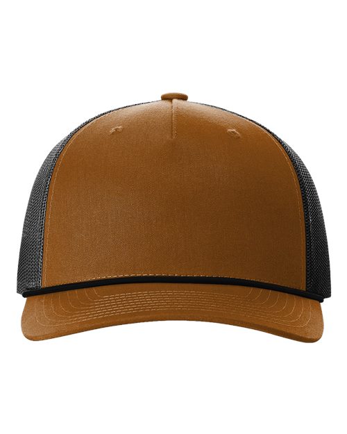 Richardson Five-Panel Trucker with Rope Cap 112FPR - HatFlow Company