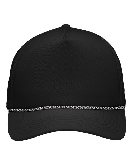 Sportsman Five-Panel Rope Heritage Fit Cap SP1300 - HatFlow Company