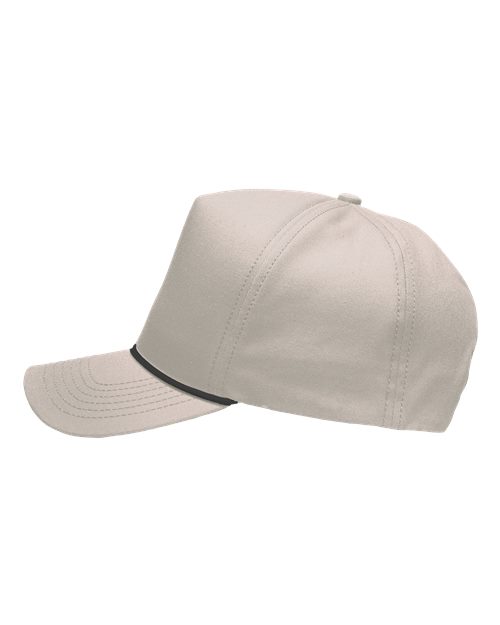 Sportsman Five-Panel Rope Heritage Fit Cap SP1300 - HatFlow Company